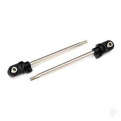 Traxxas Shaft, GTX shock, 110mm (assembled with rod ends & hollow balls) (Steel, chrome finish) (2 pcs) 7763
