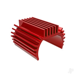 Traxxas Heat sink, Titan 87T motor (6061-T6 Aluminium, red-anodised) 9793-RED
