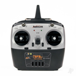 RadioLink T8FB-BT 2.4GHz 8-Channel Transmitter with Bluetooth and 2x R8EF Receivers (Mode 1) T081011