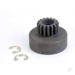 Traxxas Clutch bell, (16-tooth) / 5x8x0.5mm fiber washer (2 pcs) / 5mm E-clip (requires #2728 - ball bearings, 5x8x2.5mm (2 pcs) 4116