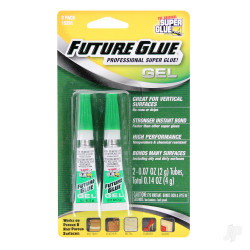 Super Glue Future Glue Gel 2-Pack (2x 0.07oz, 2g) 15201