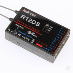RadioLink R12DS 2.4GHz 12-Channel Receiver R121001