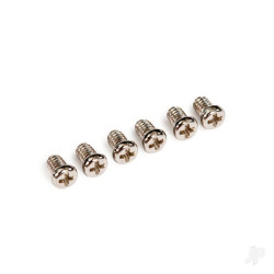 Traxxas Low speed spray bar screws, 2x4mm roundhead machine screws (6 pcs) 4051