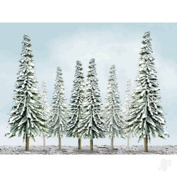JTT Scenic Snow Pine, 6in to 10in, O-Scale, (12 per pack) 92008
