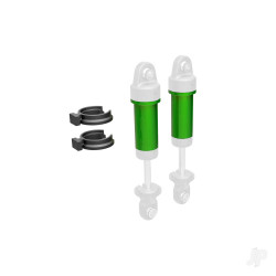 Traxxas Body, GTM shock, 6061-T6 Aluminium (green-anodised) (includes spring pre-load spacers) (2) 9763-GRN