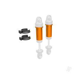 Traxxas Body, GTM shock, 6061-T6 Aluminium (orange-anodised) (includes spring pre-load spacers) (2) 9763-ORNG