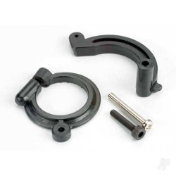 Traxxas Brake support bracket / brake band / 3x25mm roundhead machine screw (1pc) / 3x16mm cap hex screw 4028