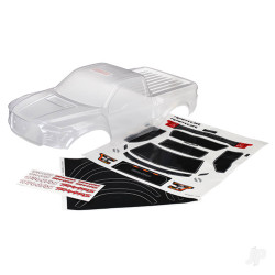 Traxxas Body, Ford Raptor, heavy duty (clear, requires painting) / decals 5826