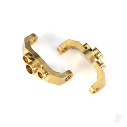 Traxxas Caster blocks, brass (4 grams each) (left & right) 9733