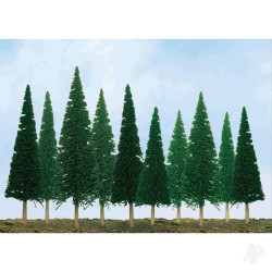 JTT Scenic Pine, 6in to 10in, O-Scale, (12 per pack) 92004
