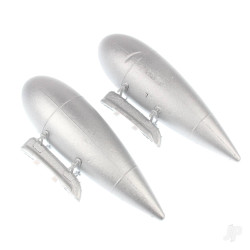 Arrows Hobby Auxiliary Fuel Tank (Painted) (for P-51) AB105