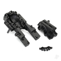 Traxxas Bulkhead, Front (upper and lower) / 4x12mm BCS (6 pcs) (requires #8622 Chassis) 8630