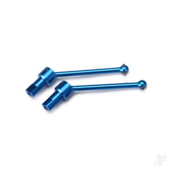 Traxxas Driveshaft assembly, Front & Rear, 6061-T6 aluminium (Blue-anodised) (2 pcs) 7650R