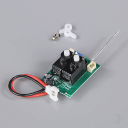 Sonik RC Receiver with Gyro and Surface Mounted Servos (ME109 / Spitfire) P2219