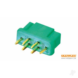 Multiplex MPX M6-50 High-current Plug, Female (100 pcs) 1-01222