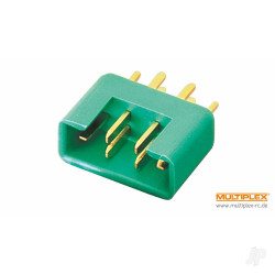 Multiplex MPX M6-50 High-current Plug, Male (100 pcs) 1-01221