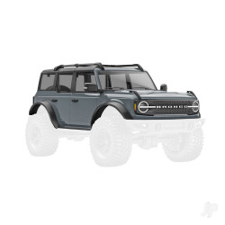 Traxxas Body, Ford Bronco, complete, dark gray (includes grille, side mirrors, door handles, fender flares, windshield wipers, spare Tyre mount, & clipless mounting) (requires #9735 front & rear bumpers) 9723-DKGRY