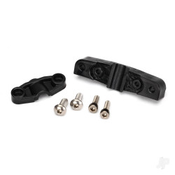 Traxxas Mount, stuffing tube (upper & lower) / 4x10mm BCS (stainless) (2 pcs) / 3x10mm CS (stainless) (2 pcs) 5778