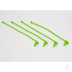 Traxxas Body clip retainer, Green (4 pcs) 5753