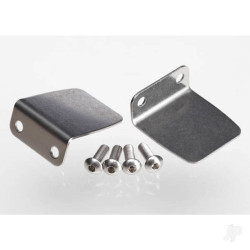 Traxxas Trim tab (2 pcs) / 4x12mm BCS (stainless) (4 pcs) 5730
