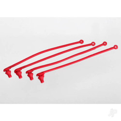 Traxxas Body clip retainer, Red (4 pcs) 5752