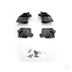 Traxxas Retainer, battery hold-down, Front (2 pcs) / Rear (2 pcs) / CCS 3x12 (4 pcs) 3928