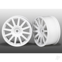 Traxxas Wheels, 12-Spoke (White) (2 pcs) 7571