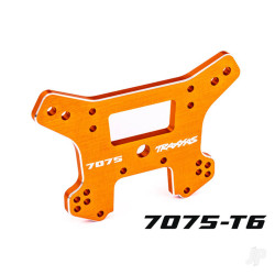 Traxxas Shock tower, front, 7075-T6 aluminium (orange-anodised) (fits Sledge) 9639T