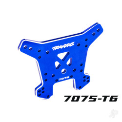 Traxxas Shock tower, rear, 7075-T6 aluminium (blue-anodised) (fits Sledge) 9638