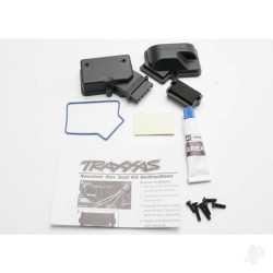 Traxxas Box, receiver (sealed) / foam pad / silicone grease / 2.5x8mm BCS (2 pcs) / 3x10mm CCS (2 pcs) / 3x15mm CCS (2 pcs) 3924