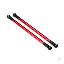 Traxxas Suspension link, Rear (upper) (Aluminium, Red-anodised) (10x206mm, center to center) (2 pcs) (assembled with hollow balls) 8542R