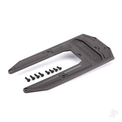 Traxxas Skidplate, chassis, graphite gray (fits Sledge) 9623A