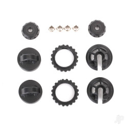 Traxxas Caps & spring retainers, GTR shock (upper cap (2 pcs) / hollow balls (4 pcs) / bottom cap (2 pcs) / upper retainer (2 pcs) / lower retainer (2 pcs)) 7468X