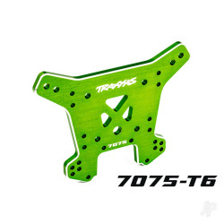 Traxxas Shock tower, rear, 7075-T6 aluminium (green-anodised) (fits Sledge) 9638G