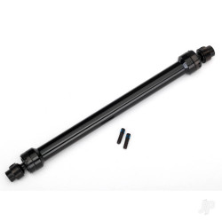 Traxxas Driveshaft, center Rear, 6061-T6 aluminium (black-anodised) (fully assembled) / 3mm screw pin (2 pcs) 8555