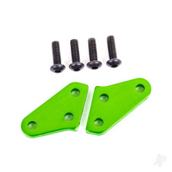 Traxxas Steering block arms (aluminium, green-anodised) (2) (fits #9537 and 9637 steering blocks) 9636G