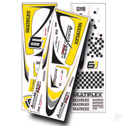 Multiplex AcroMaster Decals Yellow / Silver 1-01012