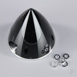 JP 89mm Black Spinner (with Aluminium Back Plate) DAC02032