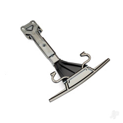 Traxxas Skidplate, Front (plastic) (satin black chrome-plated) 8537X