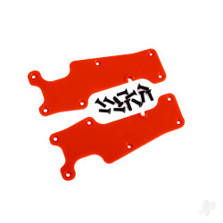 Traxxas Suspension arm covers, red, front (left and right) / 2.5x8 CCS (12) 9633R