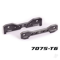Traxxas Tie bars, rear, 7075-T6 aluminium (dark titanium-anodised) (fits Sledge) 9630A