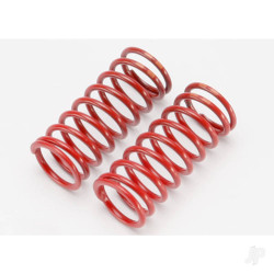 Traxxas Spring, shock (Red) (Long) (GTR) (5.4 rate double orange stripe) (1 pair) 5649