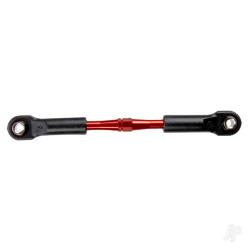 Traxxas Turnbuckle, aluminium (Red-anodised), camber link, Rear, 49mm (1pc) (assembled with rod ends & hollow balls) (See part 3741X for complete camber link Set) 3738
