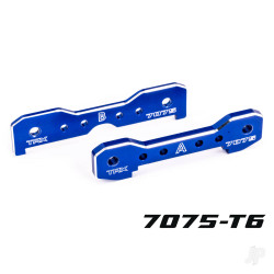 Traxxas Tie bars, front, 7075-T6 aluminium (blue-anodised) (fits Sledge) 9629