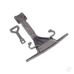 Traxxas Skidplate, Front (plastic) / support plate (Steel) 8537