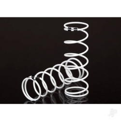 Traxxas Spring, shock, white (GTR XX-Long) (0.874 rate black) (1 pair) 7446