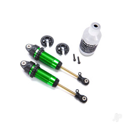 Traxxas Shocks, GTR XX-Long Green-anodised, PTFE-coated bodies with TiN shafts (fully assembled, with out springs) (2 pcs) 7462G