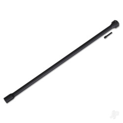 Traxxas Driveshaft, center, plastic (black) / screw pin 7455