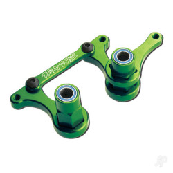 Traxxas Steering Bellcranks, drag link (Green-anodised 6061-T6 aluminium) / 5x8mm ball bearings (4 pcs) / hardware (assembled) 3743G