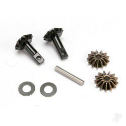 Traxxas Gear Set, Differential (output gears (2 pcs) / spider gears (2 pcs) / spider gear shaft) 5582